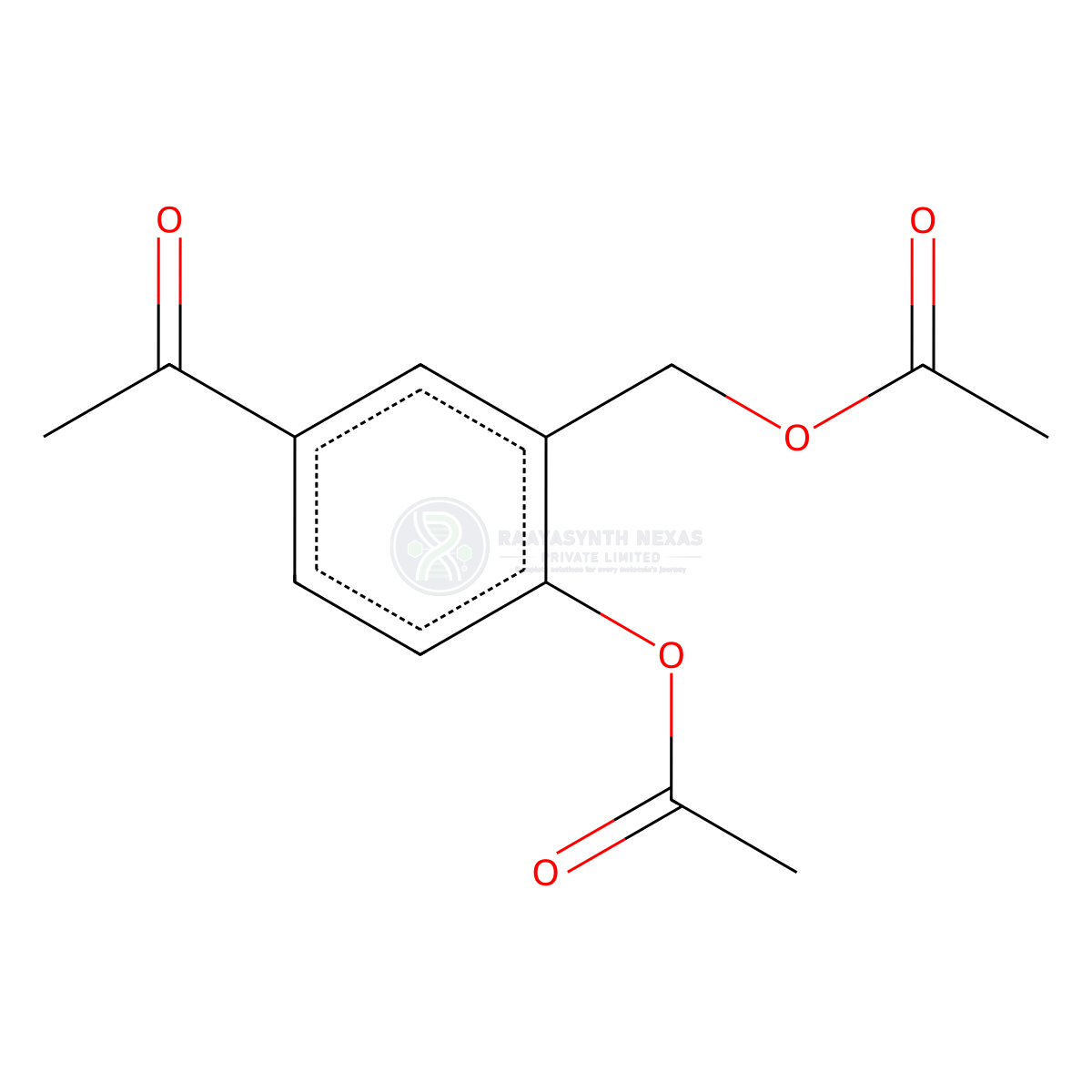 2-Acetoxy-5-acetylbenzyl Acetate