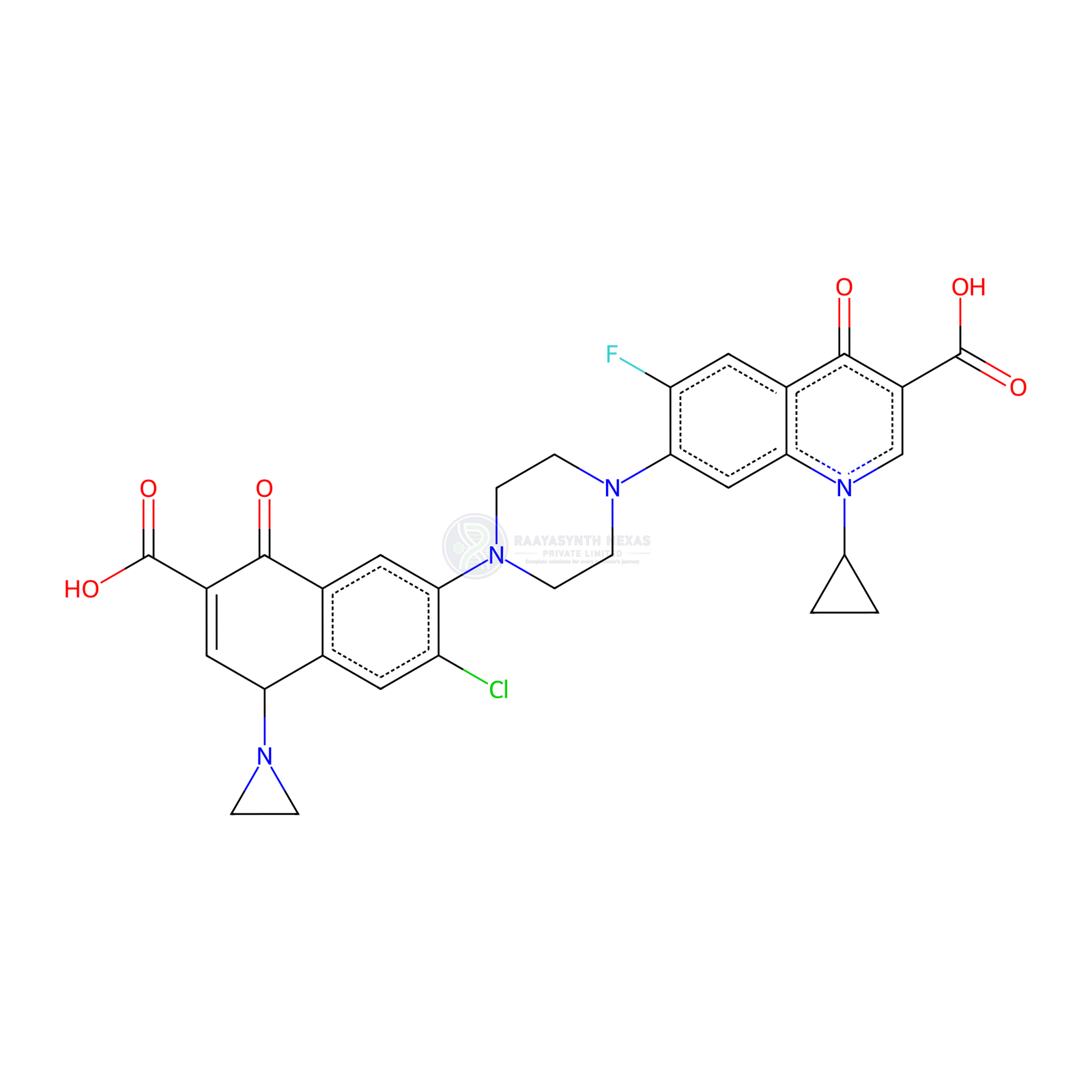 Ciprofloxacin Fluoro Chloro Dimer