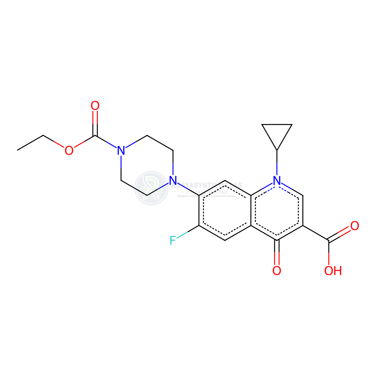 N-Ethoxycarbonyl-Ciprofloxacin